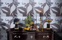 Обои 9130 V3 фото в интерьере гостиной превью