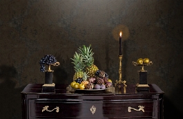 Обои AK707 фото в интерьере гостиной превью