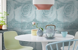 Обои 54186-4 фото в интерьере кухни превью