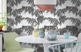 Обои 54190-2 фото в интерьере кухни превью