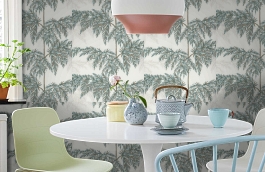 Обои 54190-3 фото в интерьере кухни превью