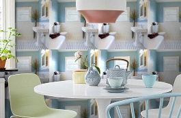 Обои Wallrock thermal liner KV фото в интерьере кухни превью