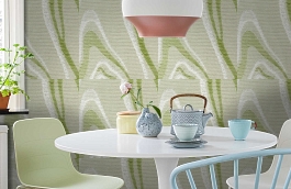 Обои 14 VNS-A фото в интерьере кухни превью