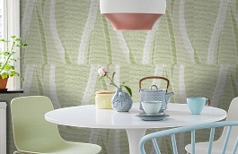 Обои 14 VNS-C фото в интерьере кухни превью