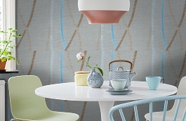 Обои 17 VNS-D фото в интерьере кухни превью