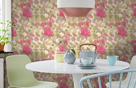 Обои 30019-2 фото в интерьере кухни превью