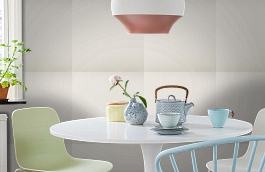 Обои 3MIX фото в интерьере кухни превью