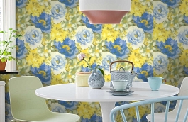 Обои 95383-2 фото в интерьере кухни превью