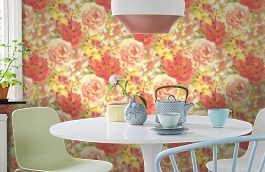 Обои 95383-4 фото в интерьере кухни превью