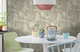 Обои 96243-2 фото в интерьере кухни превью