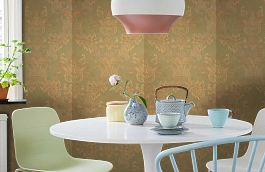 Обои Milano 221 фото в интерьере кухни превью