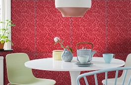 Обои Wilton 1209 фото в интерьере кухни превью