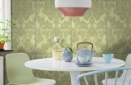 Обои Windsor 2223 фото в интерьере кухни превью