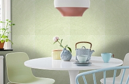 Обои 6010 фото в интерьере кухни превью