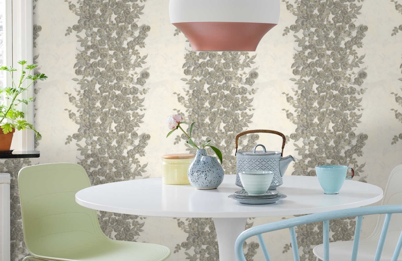 Обои 81563 фото в интерьере кухни