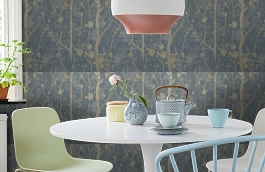 Обои 8496 фото в интерьере кухни превью