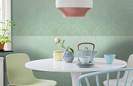 Обои 9123 фото в интерьере кухни превью