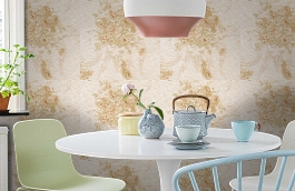 Обои 2454-2 фото в интерьере кухни превью