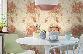 Обои 2454-4 фото в интерьере кухни превью