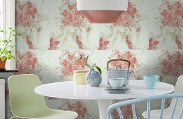 Обои 2454-7 фото в интерьере кухни превью