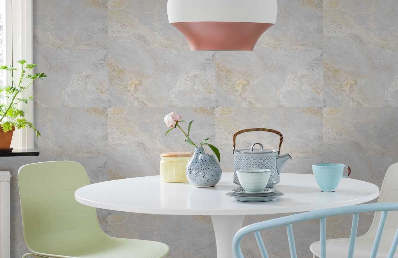 Обои 71514 фото в интерьере кухни