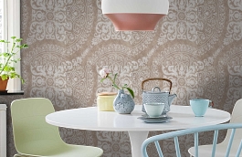 Обои 115 фото в интерьере кухни превью