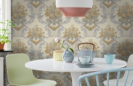 Обои KT9433-803 фото в интерьере кухни превью