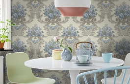 Обои KT9433-804 фото в интерьере кухни превью