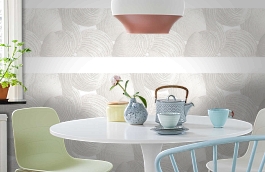 Обои macro-002 shell gypsum фото в интерьере кухни превью