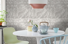 Обои macro-003 taraxacum gypsu фото в интерьере кухни превью