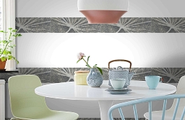 Обои macro-003 taraxacum silve фото в интерьере кухни превью