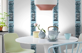 Обои SL15 5042 250*60 фото в интерьере кухни превью