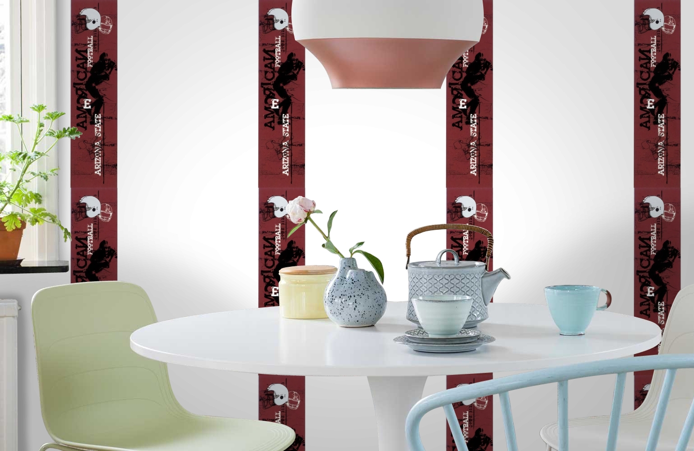 Обои SL15 5043 250*60 фото в интерьере кухни