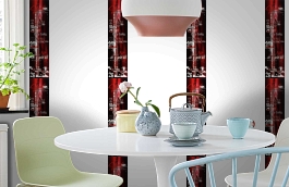 Обои SL15 5048 250*60 фото в интерьере кухни превью