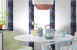 Обои SL15 5059 250*60 фото в интерьере кухни превью