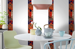 Обои SL15 5061 250*60 фото в интерьере кухни превью