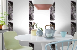 Обои SL15 5063 250*60 фото в интерьере кухни превью