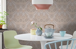 Обои 6 002 1 фото в интерьере кухни превью