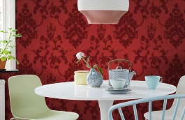 Обои 6-020 фото в интерьере кухни превью