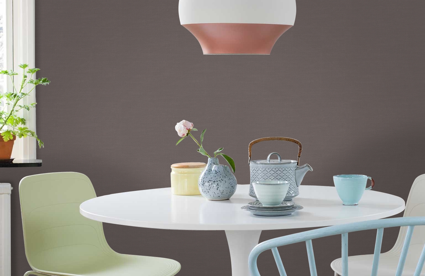 Обои 8 002 6 фото в интерьере кухни