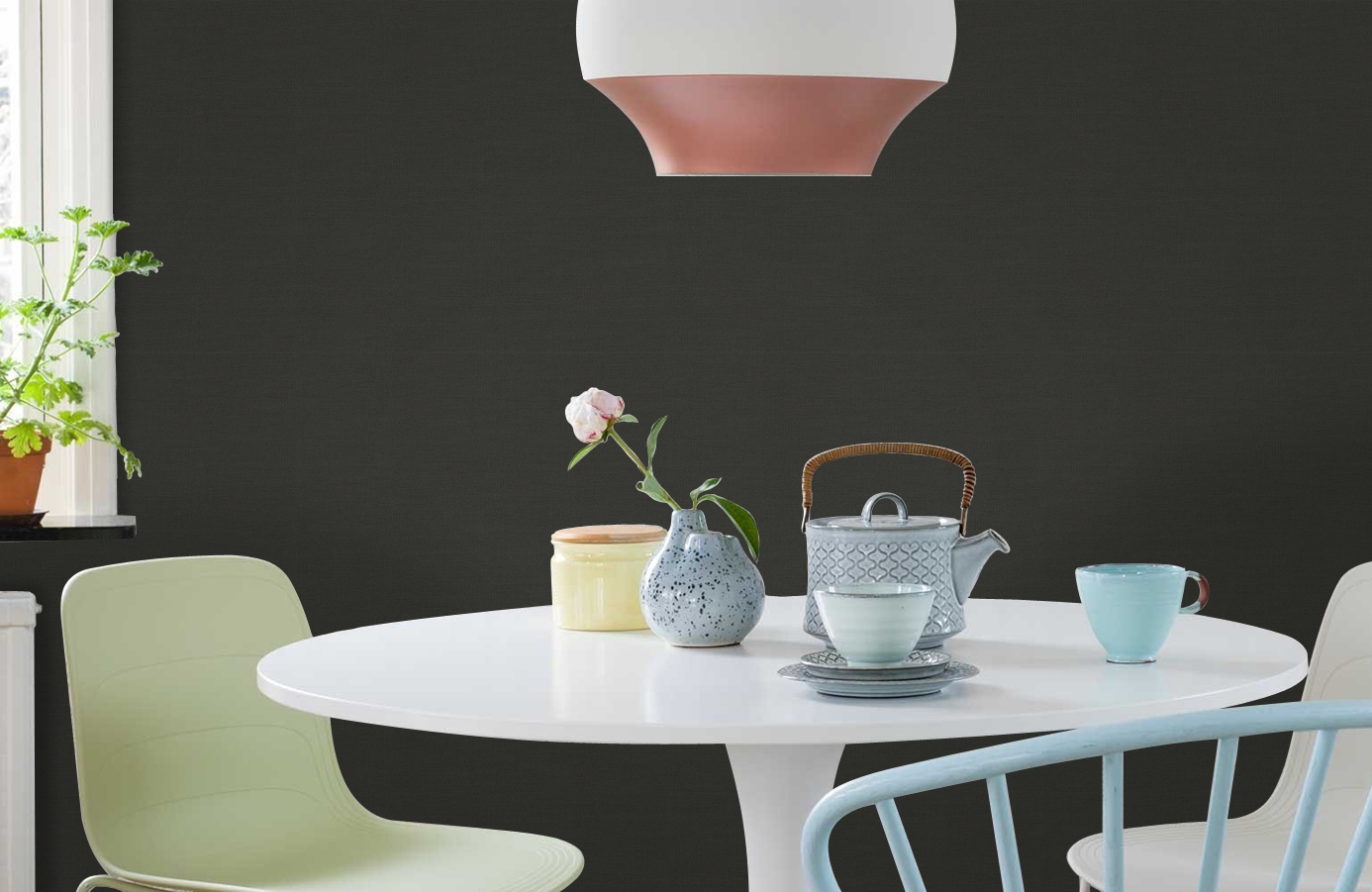 Обои 8 010 1 фото в интерьере кухни