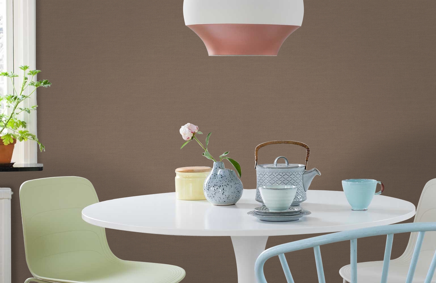 Обои 8 012 3 фото в интерьере кухни