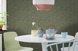 Обои Als3 018 фото в интерьере кухни превью