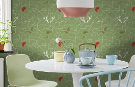 Обои Als4 005 фото в интерьере кухни превью