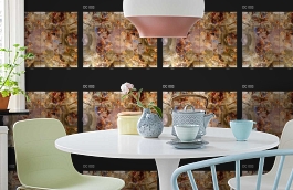 Обои DC 003 Illusion фото в интерьере кухни превью