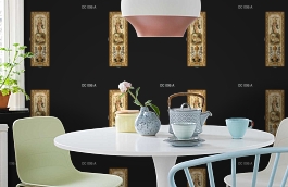 Обои DC 006A Illusion фото в интерьере кухни превью