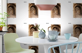 Обои DC 013 Illusion фото в интерьере кухни превью