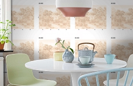 Обои DC 020 Illusion фото в интерьере кухни превью