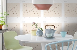 Обои DC 022 Illusion фото в интерьере кухни превью