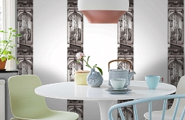 Обои DF 007 Illusion фото в интерьере кухни превью